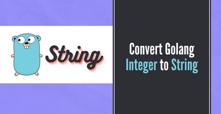 How to Convert integer to string type in Go?